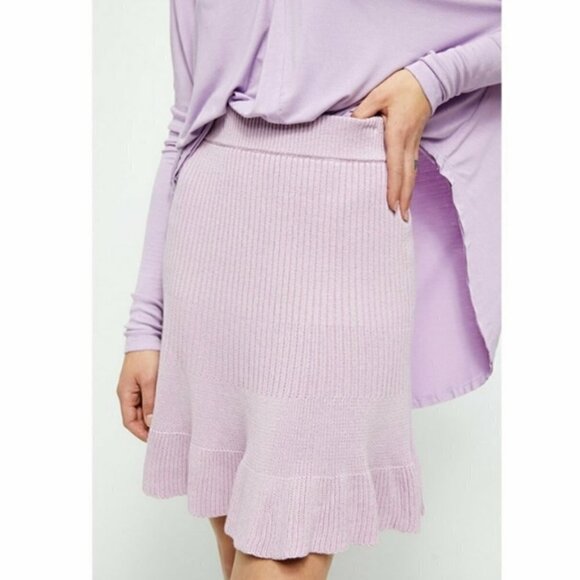 Free People “Solid Gold” Skirt in New Orchid - Picture 6 of 8